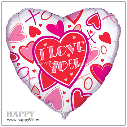 18吋 I LOVE YOU 