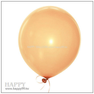 12吋珍珠圓型空飄球  (香檳金)1個